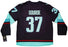 Seattle Kraken Yanni Gourde Autographed Blue Fanatics Jersey Size XL Inaugural Season Patch Fanatics Holo Stock #202430 - RSA