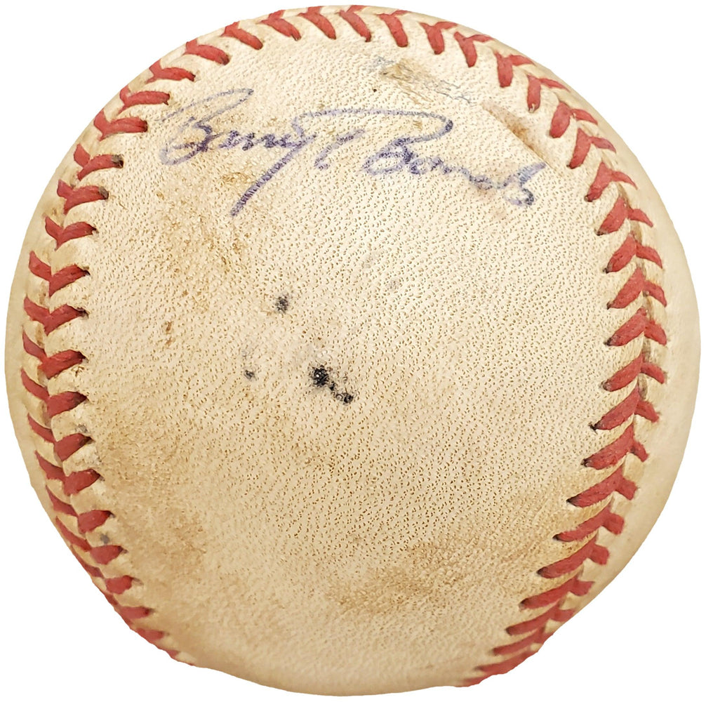 Barry Bonds Autographed Official Game Used NCAA Championship Baseball Arizona State Sun Devils Vintage Signature Beckett BAS #AA001195 - RSA