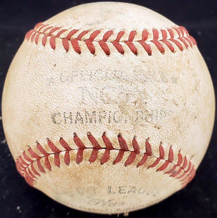 Barry Bonds Autographed Official Game Used NCAA Championship Baseball Arizona State Sun Devils Vintage Signature Beckett BAS #AA001195 - RSA