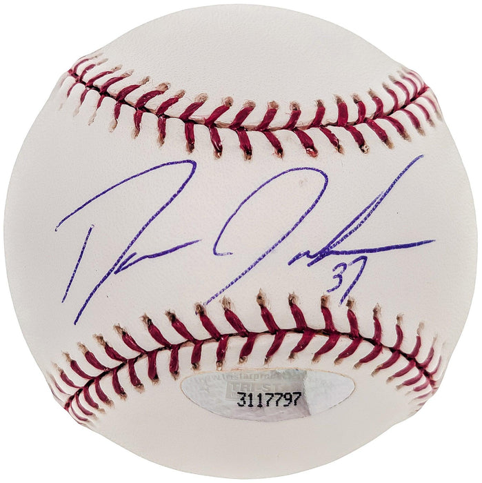 Dan Johnson Autographed Official MLB Baseball Oakland A's Tristar Holo #3117797 - RSA