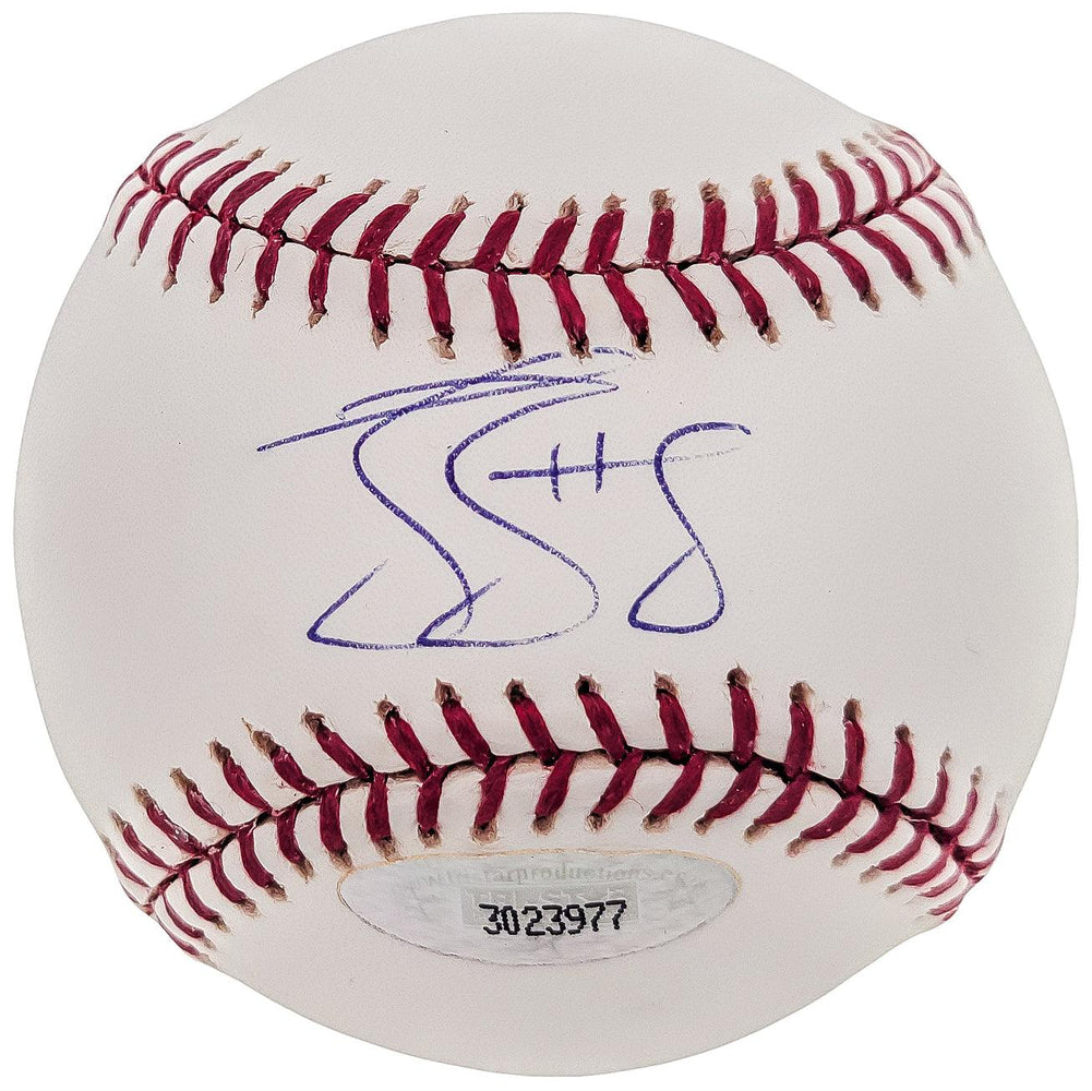 Jason Botts Autographed Official MLB Baseball Texas Rangers Tristar Holo #3023977 - RSA