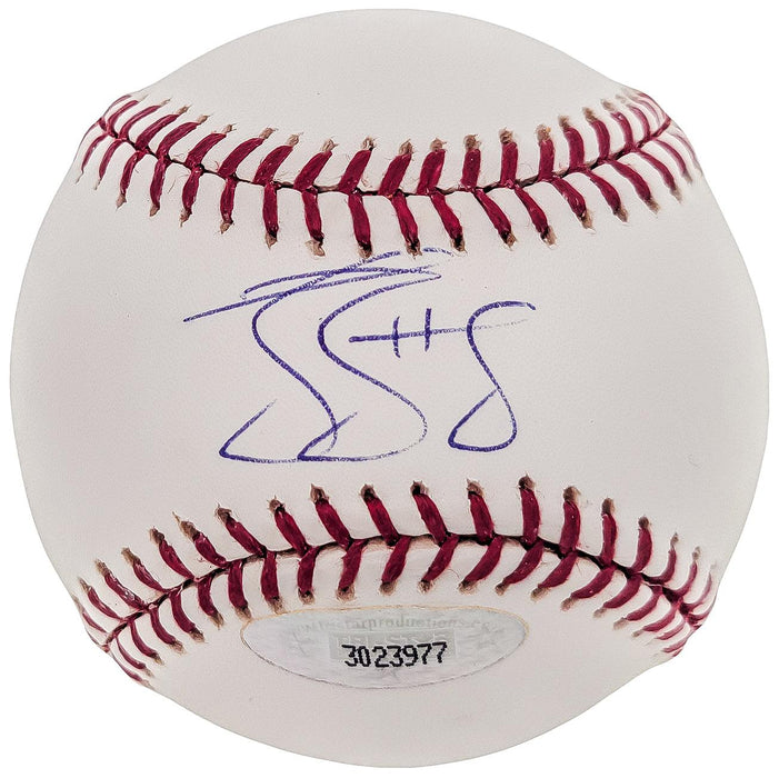 Jason Botts Autographed Official MLB Baseball Texas Rangers Tristar Holo #3023977 - RSA