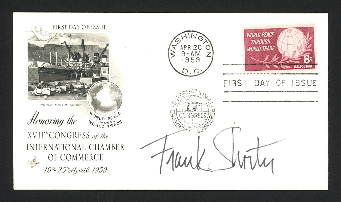 Frank Shorter Autographed First Day Cover Track SKU #165056 - RSA