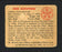 Bob Scheffing Autographed 1950 Bowman Card #168 Cincinnati Reds SKU #164320 - RSA