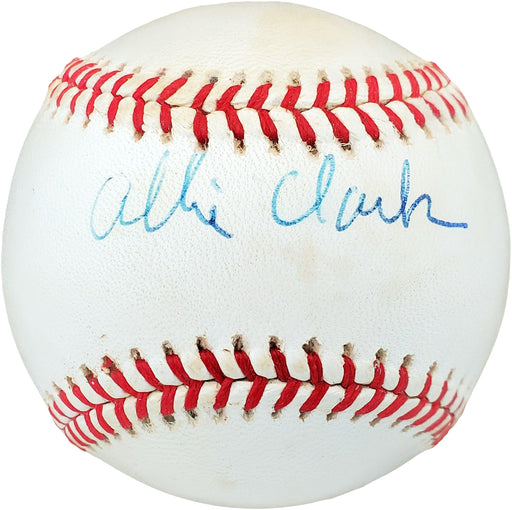 Allie Clark Autographed Official AL Baseball New York Yankees Beckett BAS #V68322 - RSA