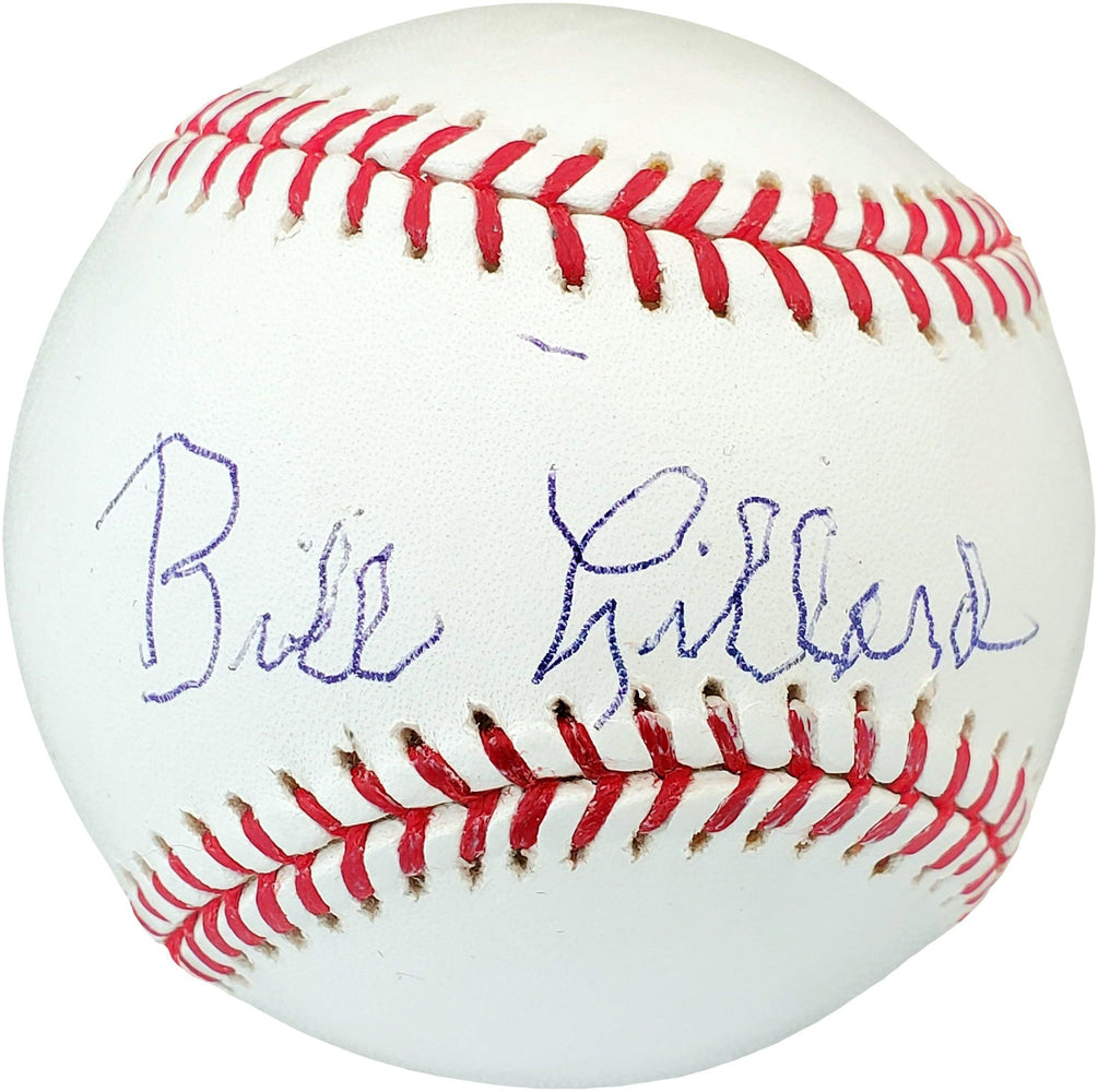 Bill Lillard Autographed Official MLB Baseball Philadelphia A's "Short Stop Philadelphia A's 1939 & 40" Beckett BAS #V68336 - RSA