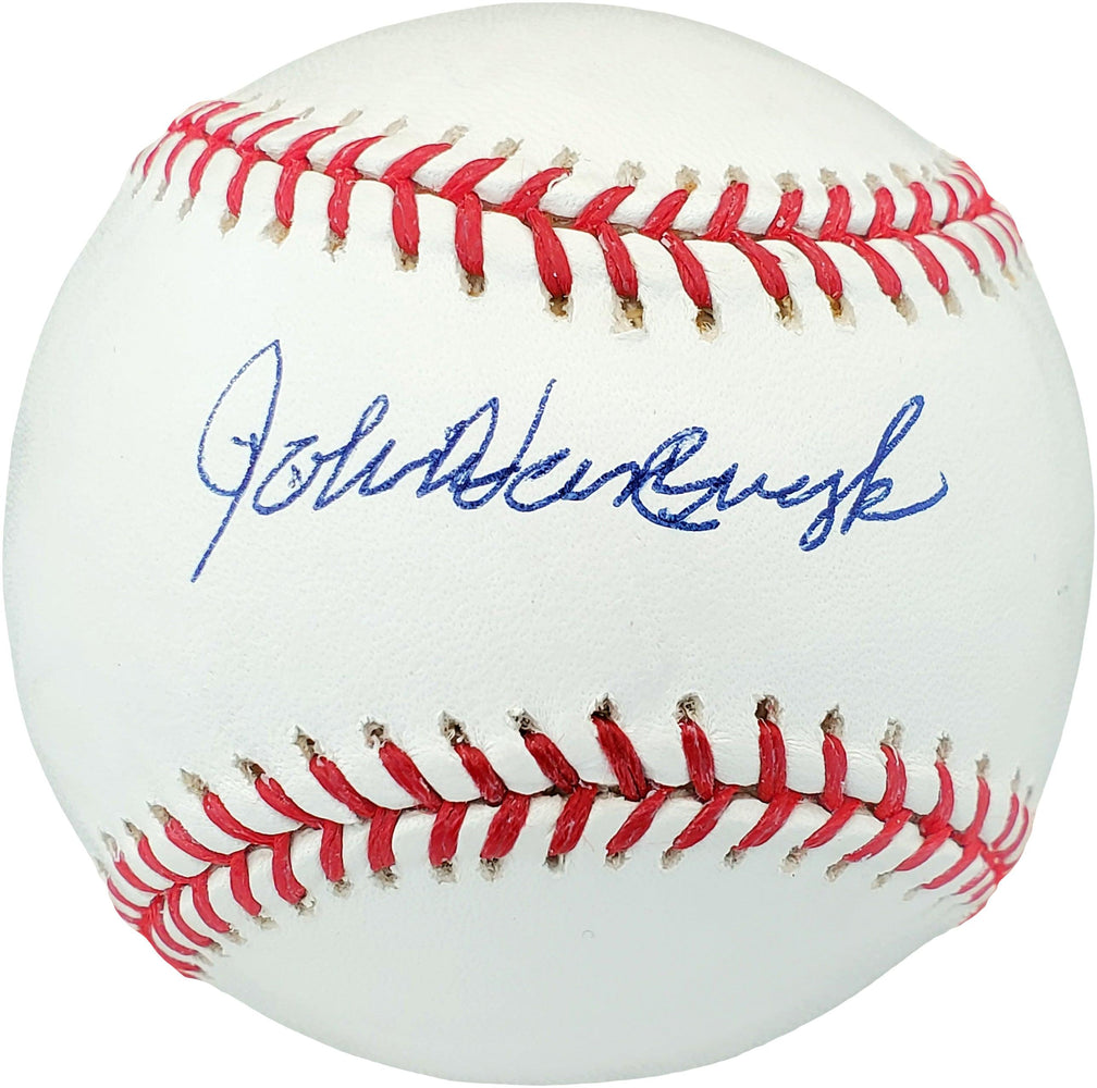 John Van Cuyk Autographed Official MLB Baseball Brooklyn Dodgers Beckett BAS #V68344 - RSA