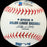 Dick Adams Autographed Official MLB Baseball Philadelphia A's "#6 Phila. A's 1947" Beckett BAS #V68350 - RSA