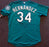 Seattle Mariners Felix Hernandez Autographed Teal Authentic Majestic Jersey "King Felix" Size 48 PSA/DNA Stock #33043 - RSA