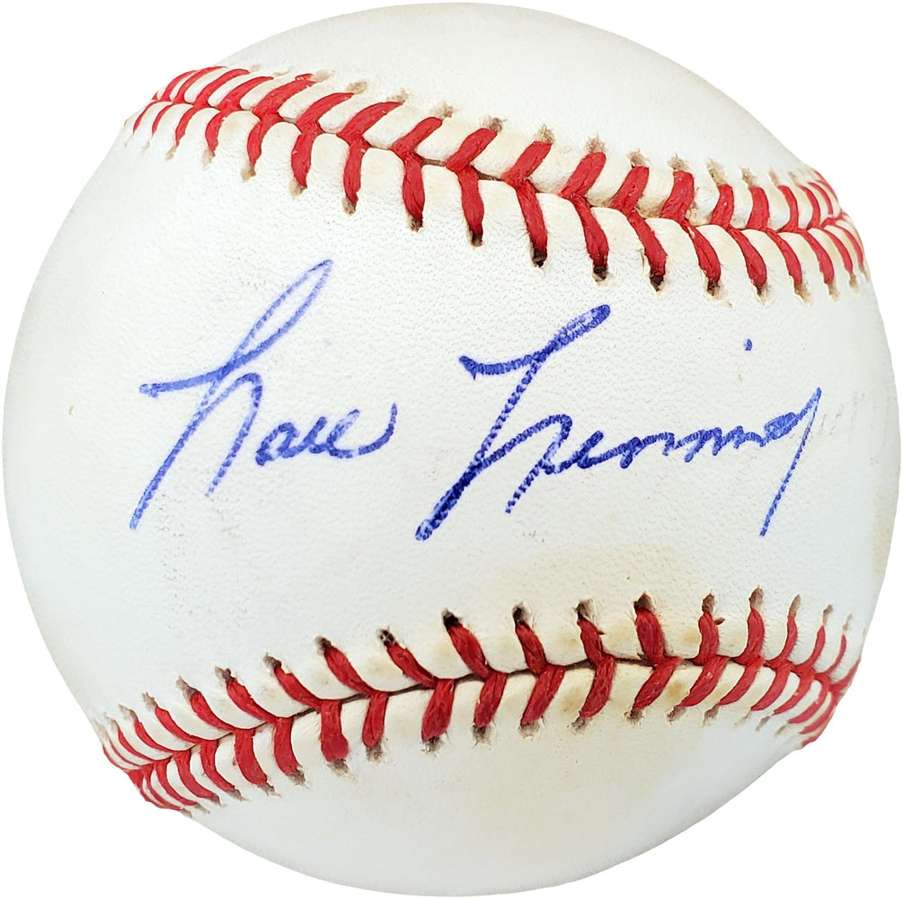 Lou Limmer Autographed Official NL Baseball Philadelphia A's Beckett BAS #V68362 - RSA
