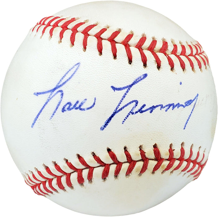 Lou Limmer Autographed Official NL Baseball Philadelphia A's Beckett BAS #V68362 - RSA