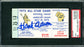 Hank Aaron Autographed 2.5x5 1975 All Star Game Ticket Milwaukee Brewers SGC #AU831442 - RSA