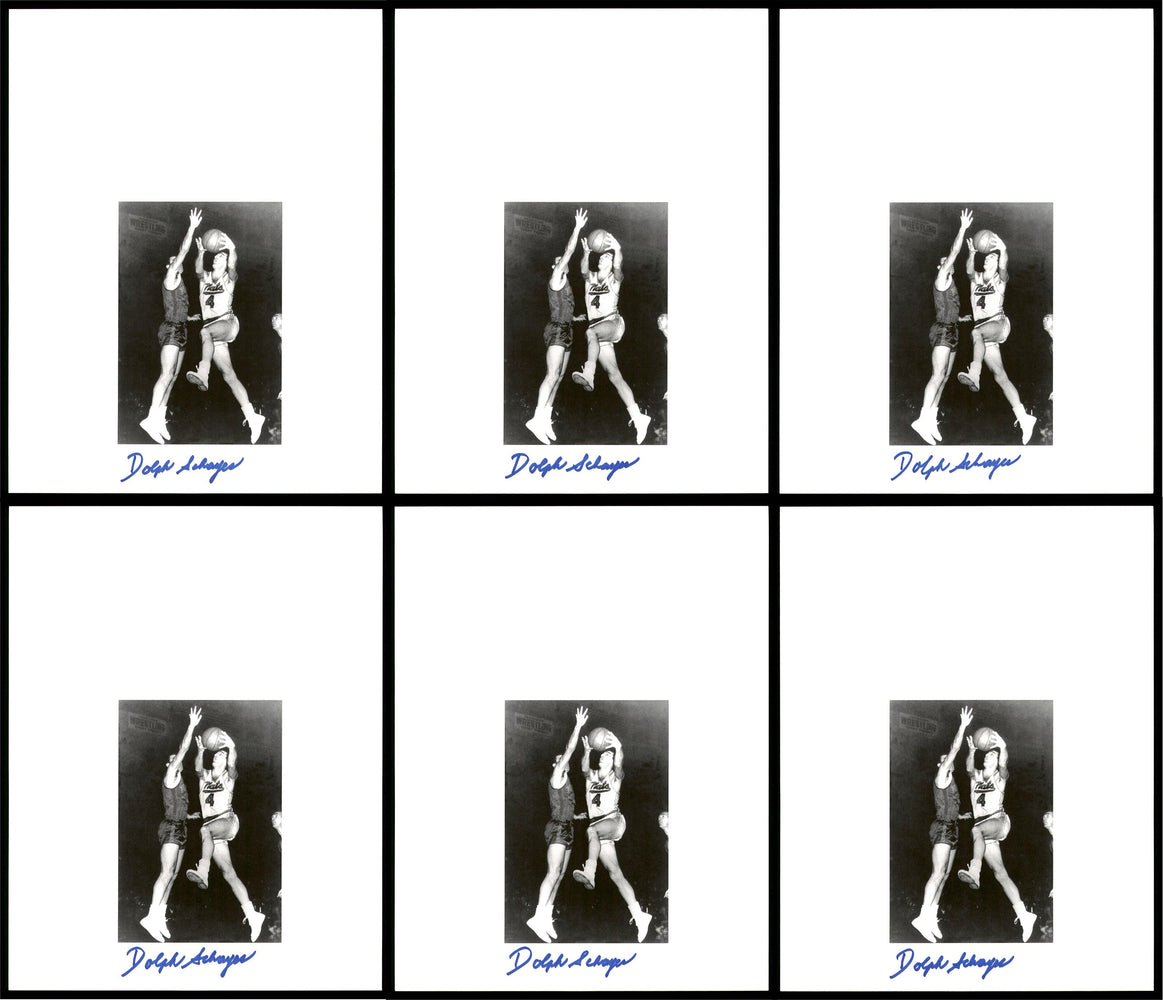 Dolph Schayes Autographed 8.5x11 Photo 12 Count Lot Syracuse Nationals SKU #194014 - RSA