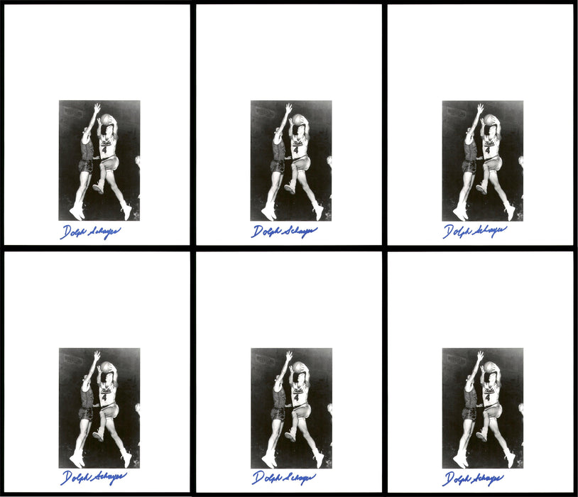 Dolph Schayes Autographed 8.5x11 Photo 12 Count Lot Syracuse Nationals SKU #194014 - RSA