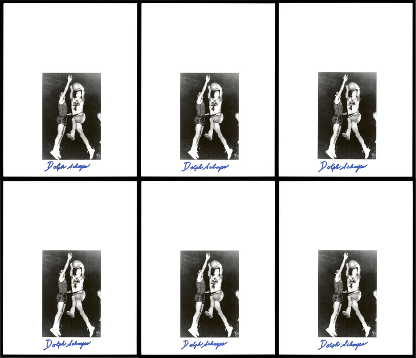 Dolph Schayes Autographed 8.5x11 Photo 12 Count Lot Syracuse Nationals SKU #194014 - RSA