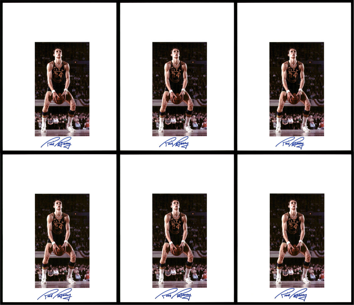 Rick Barry Autographed 8.5x11 Photo 12 Count Lot Golden State Warriors SKU #194017 - RSA