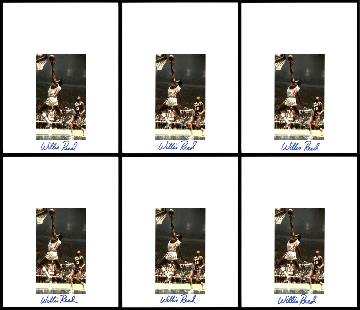Willis Reed Autographed 8.5x11 Photo 12 Count Lot New York Knicks SKU — RSA