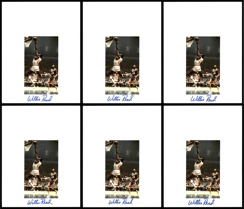 Willis Reed Autographed 8.5x11 Photo 12 Count Lot New York Knicks SKU #194018 - RSA