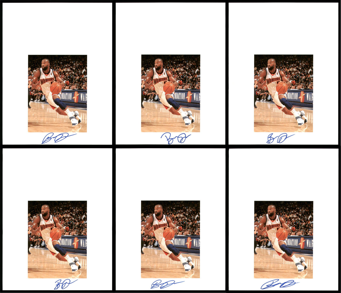 Baron Davis Autographed 8.5x11 Photo 12 Count Lot Golden State Warriors SKU #194024 - RSA