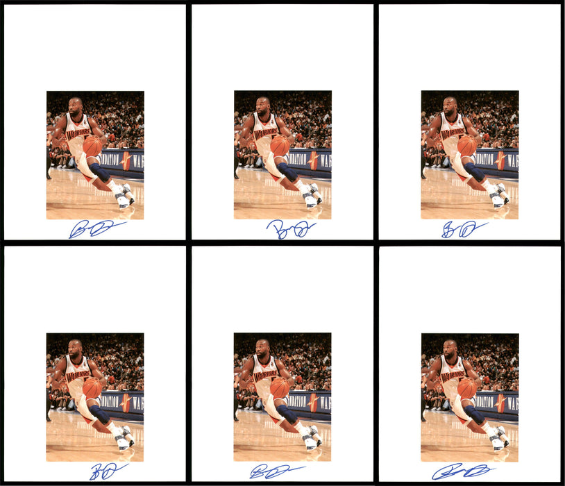 Baron Davis Autographed 8.5x11 Photo 12 Count Lot Golden State Warriors SKU #194024 - RSA