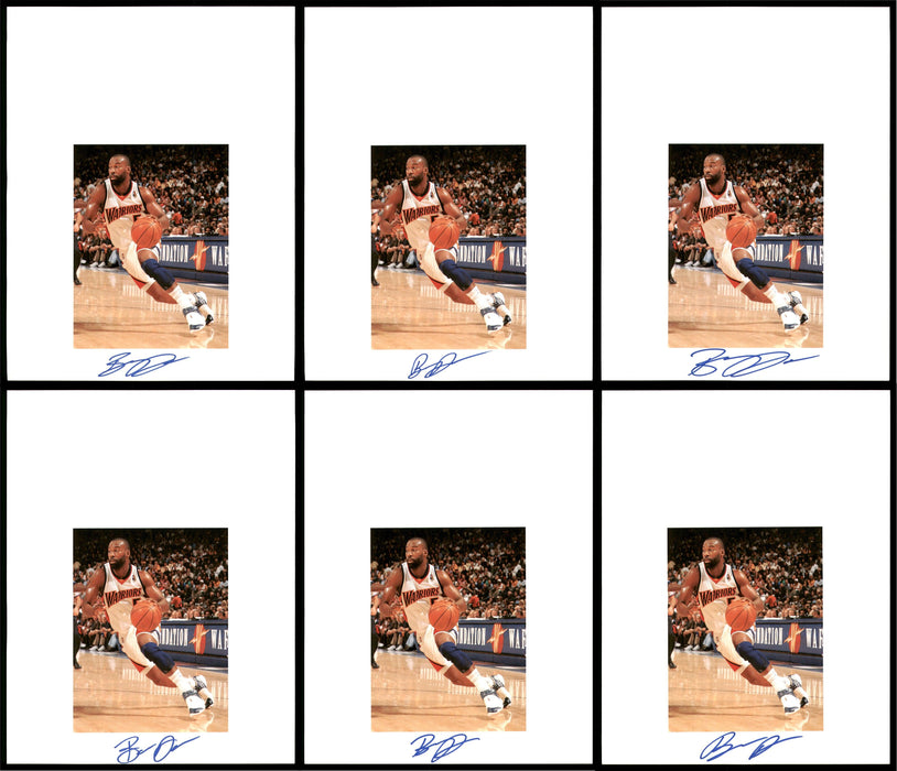 Baron Davis Autographed 8.5x11 Photo 12 Count Lot Golden State Warriors SKU #194024 - RSA