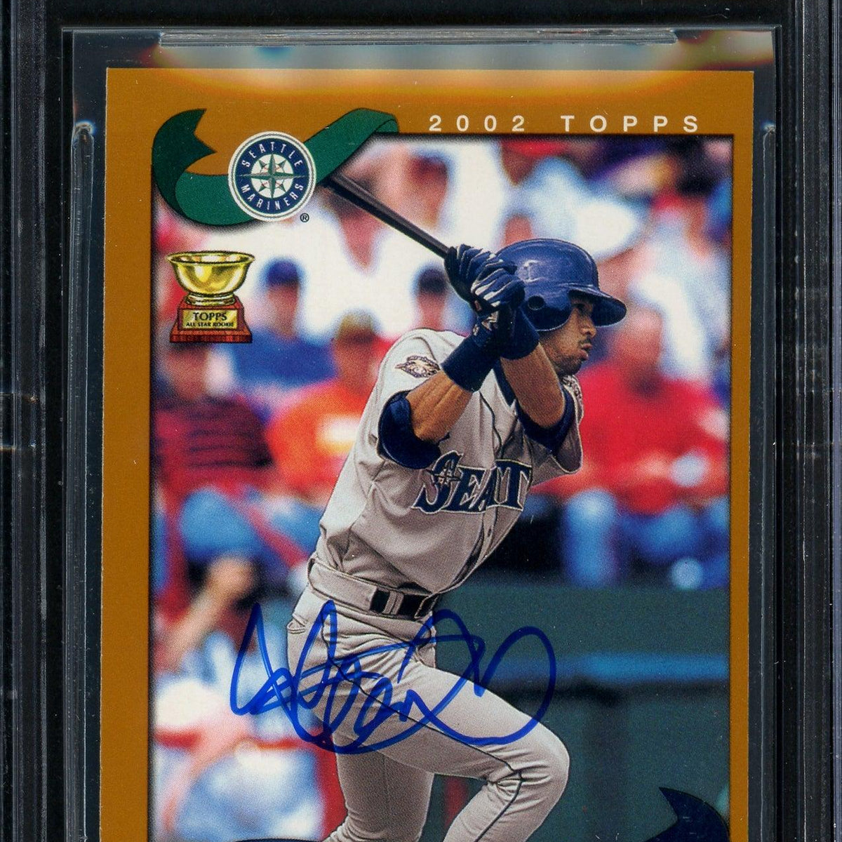 Ichiro Suzuki Autographed 2002 Topps Card #225 Seattle Mariners