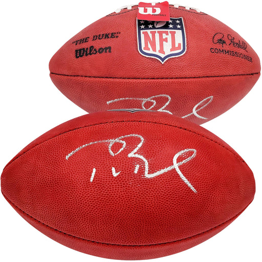 Tom Brady Autographed Official NFL Leather The Duke Football Fanatics Holo #AA0104245 - RSA