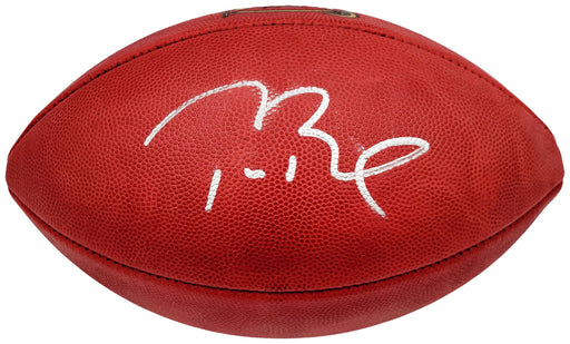 Tom Brady Autographed Official NFL Leather Super Bowl XXXVIII Logo Football Fanatics Holo #AA0104113 - RSA