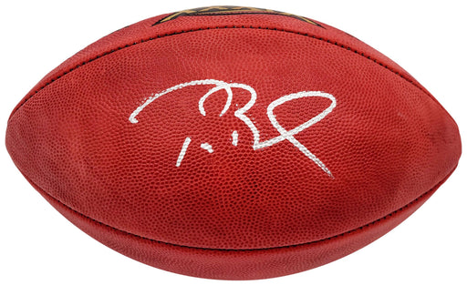 Tom Brady Autographed Official NFL Leather Super Bowl XXXIX Logo Football Fanatics Holo #AA0104080 - RSA