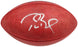 Tom Brady Autographed Official NFL Leather Super Bowl LIII Logo Football Fanatics Holo #AA0104126 - RSA