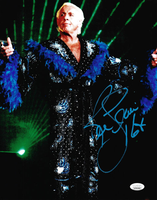 Ric Flair Autographed 11x14 Photo "16x" JSA Stock #203585 - RSA