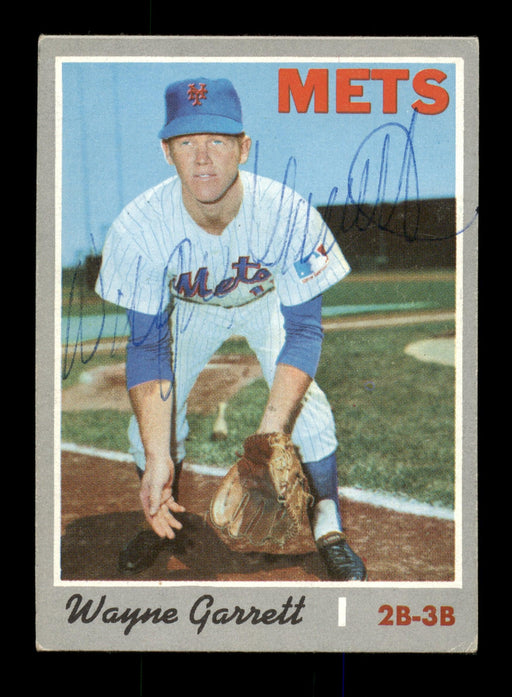 Wayne Garrett Autographed 1970 Topps Card #628 New York Mets SKU #204191 - RSA