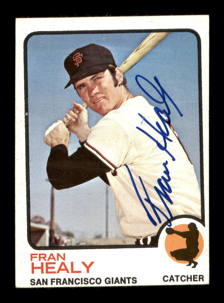 Fran Healy Autographed 1973 Topps Card #361 San Francisco Giants SKU #204311 - RSA