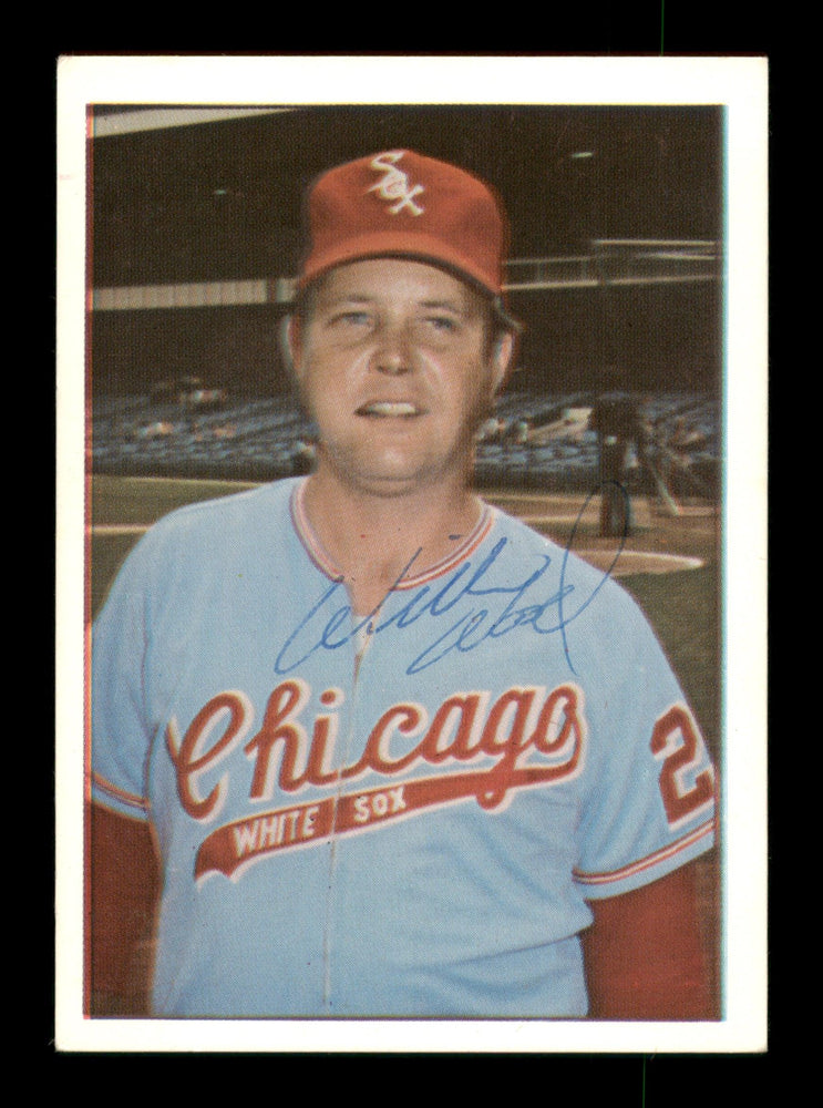 Wilbur Wood Autographed 1975 SSPC Card #1 Chicago White Sox SKU #204506 - RSA