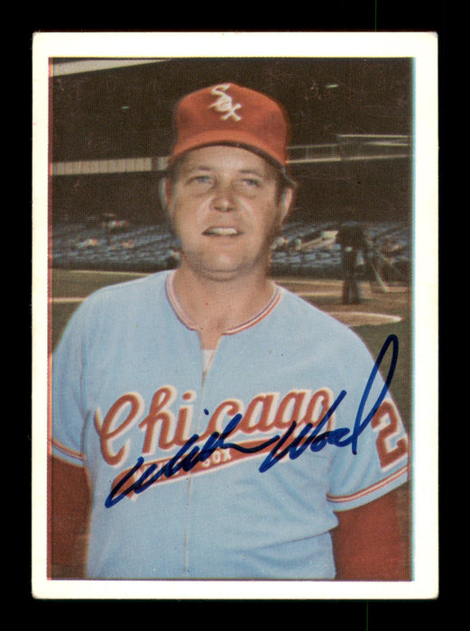 Wilbur Wood Autographed 1975 SSPC Card #1 Chicago White Sox SKU #204508 - RSA