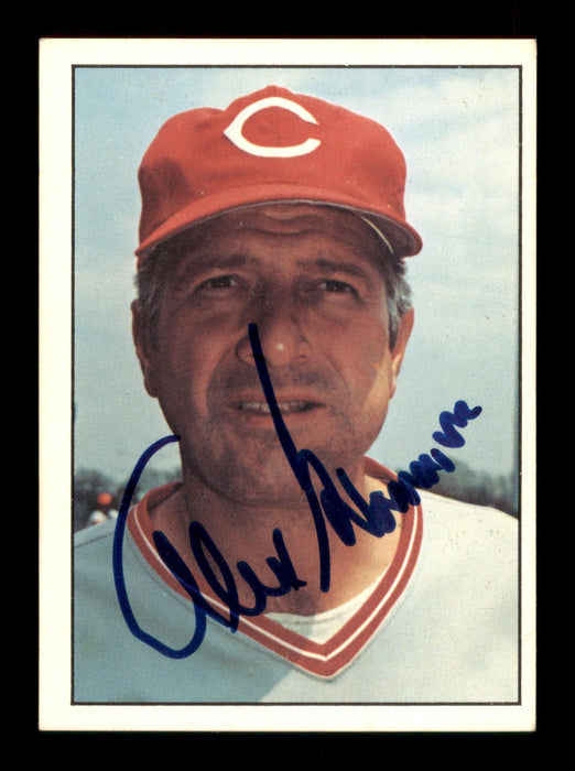Alex Grammas Autographed 1975 SSPC Card #620 Cincinnati Reds SKU #204591 - RSA