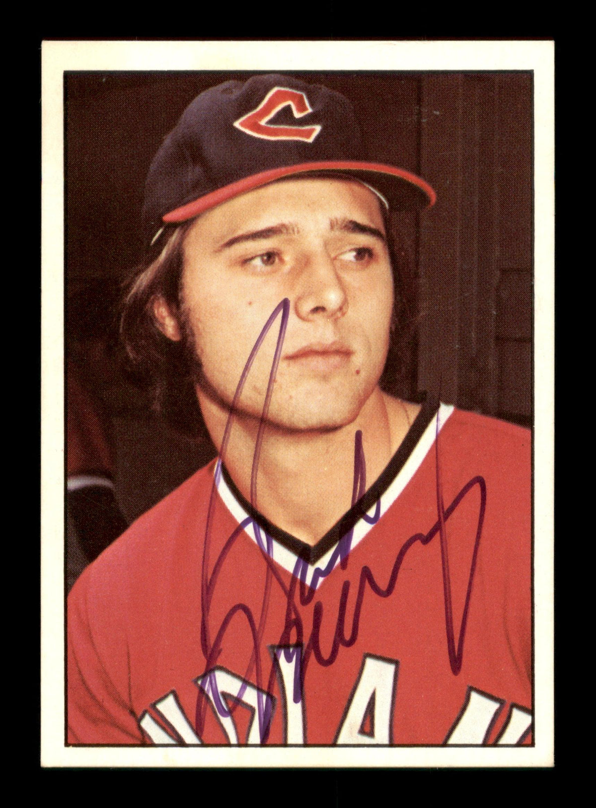 Rick Manning Autographed 1975 SSPC Card #522 Cleveland Indians Picture ...