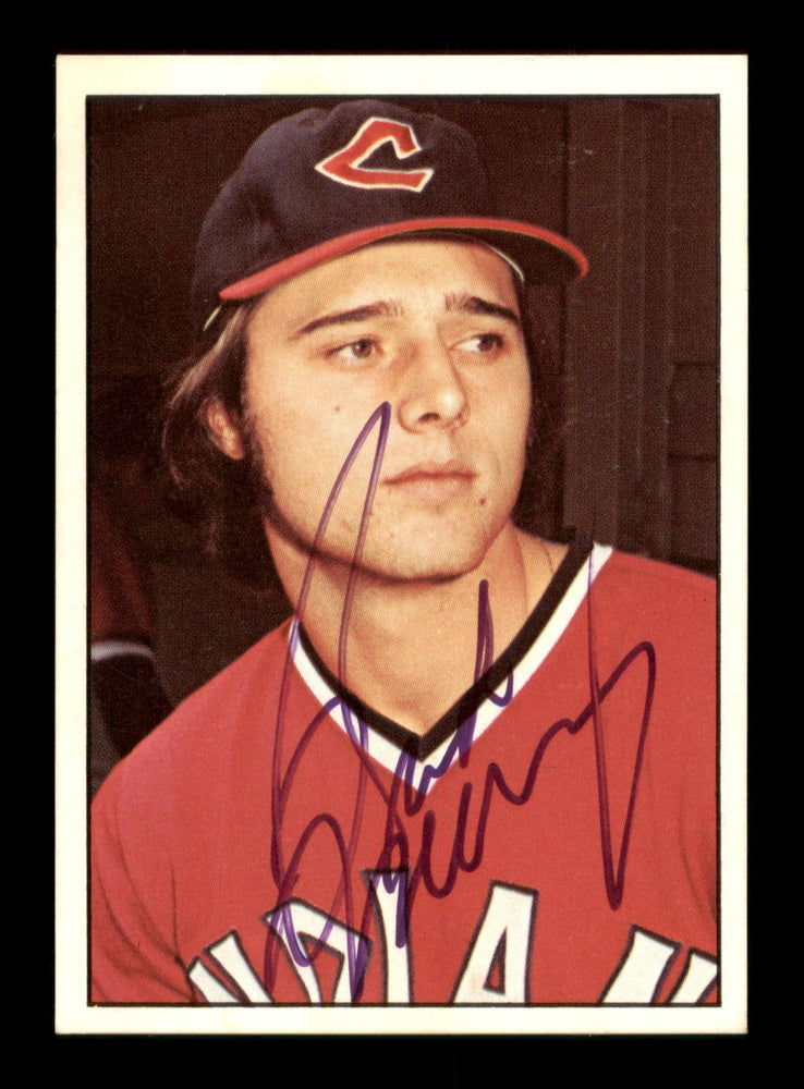 Rick Manning Autographed 1975 SSPC Card #522 Cleveland Indians Pictured On Duane Kuiper Card SKU #204594 - RSA