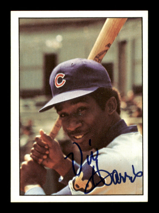 Vic Harris Autographed 1975 SSPC Card #321 Chicago Cubs SKU #204661 - RSA