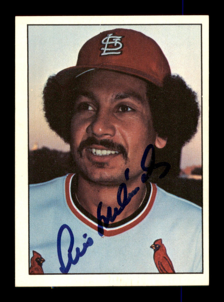 Luis Melendez Autographed 1975 SSPC Card #282 St. Louis Cardinals SKU #204705 - RSA