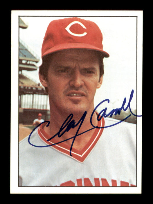 Clay Carroll Autographed 1975 SSPC Card #25 Cincinnati Reds SKU #204794 - RSA