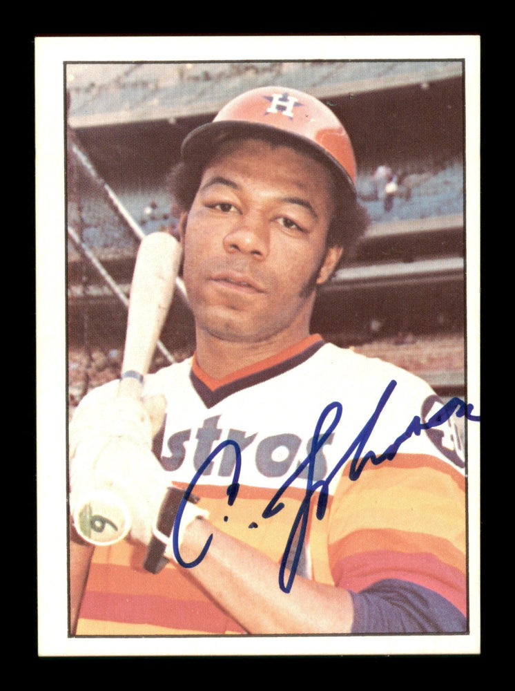 Cliff Johnson Autographed 1975 SSPC Card #51 Houston Astros SKU #204804 - RSA