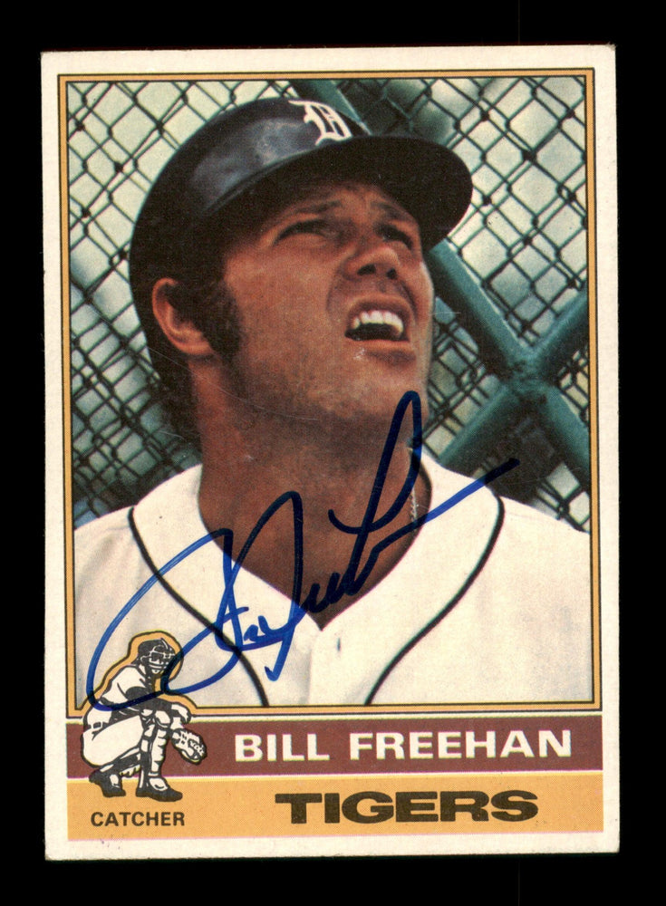 Bill Freehan Autographed 1976 Topps Card #540 Detroit Tigers SKU #204927 - RSA