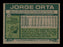 Jorge Orta Autographed 1977 Topps Card #109 Chicago White Sox SKU #205021 - RSA