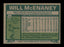 Will McEnaney Autographed 1977 Topps Card #160 Cincinnati Reds SKU #205040 - RSA