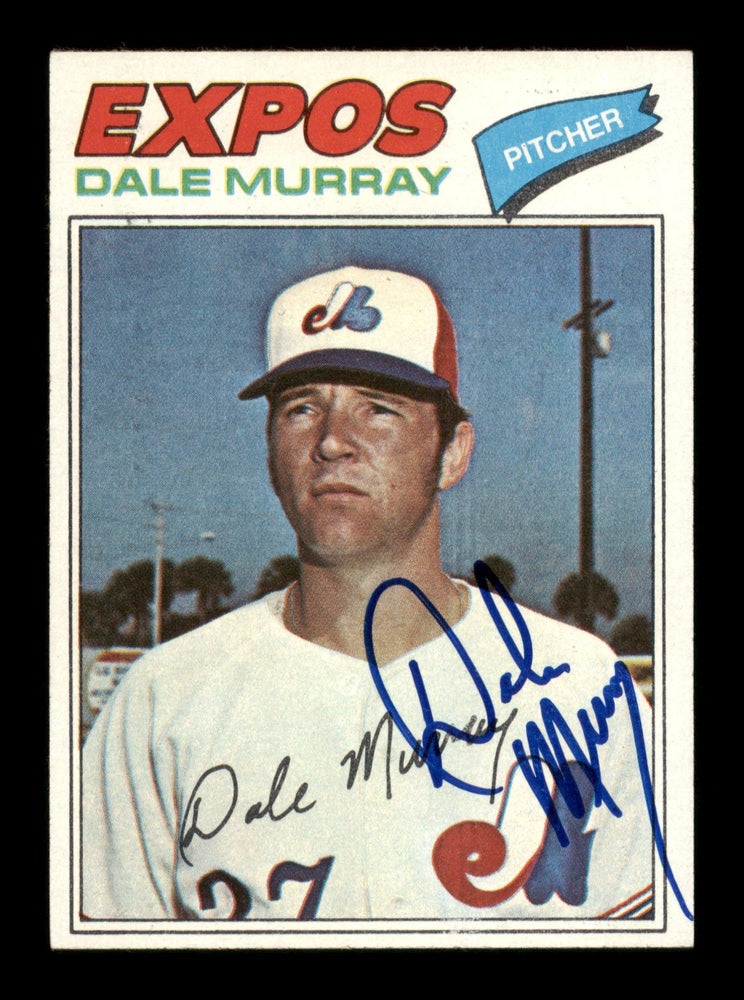 Dale Murray Autographed 1977 Topps Card #252 Montreal Expos SKU #205105 - RSA