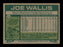 Joe Wallis Autographed 1977 Topps Card #279 Chicago Cubs SKU #205117 - RSA