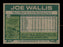 Joe Wallis Autographed 1977 Topps Card #279 Chicago Cubs SKU #205119 - RSA