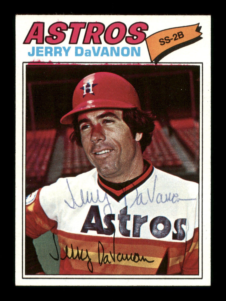 Jerry DaVanon Autographed 1977 Topps Card #283 Houston Astros SKU #205121 - RSA
