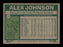 Alex Johnson Autographed 1977 Topps Card #637 Detroit Tigers SKU #205238 - RSA